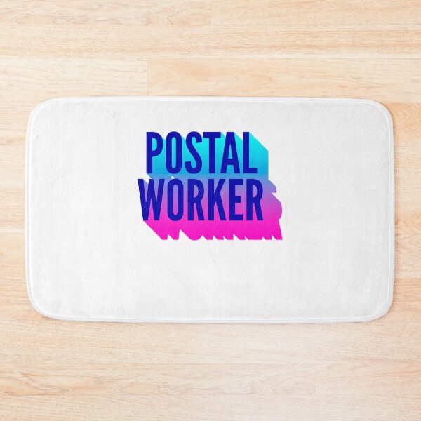 Item preview, Postal Worker With Long Gradient Shadow designed and sold by SVPOD.