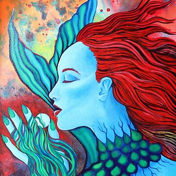 Artwork thumbnail, Beautiful Mermaid Painting by heartsake