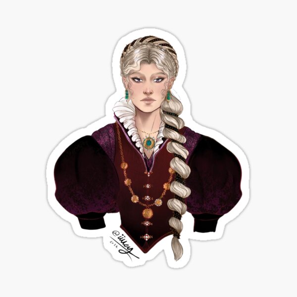 Etiqueta engomada de Rhaenyra Targaryen Pegatina