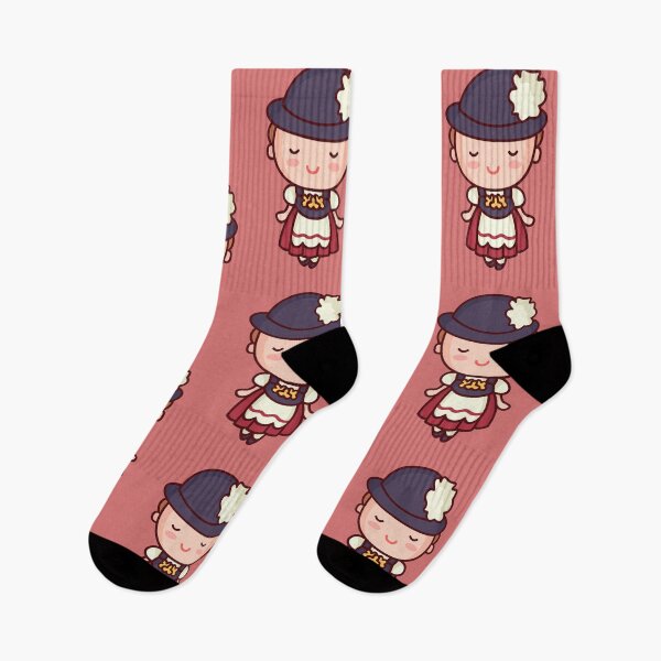 Artikelvorschau, Kawaii niedlicher traditioneller deutscher Mädchen-Cartoon entworfen und verkauft von TwoTenDesign.
