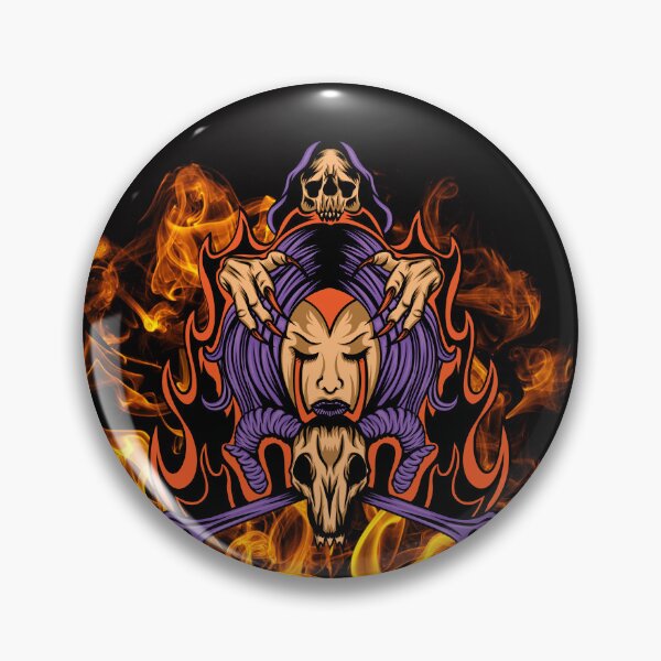 Item preview, Skull Burning Hell  designed and sold by ArtOfStars.
