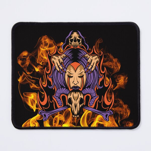 Item preview, Skull Burning Hell  designed and sold by ArtOfStars.