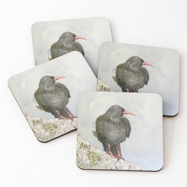 Item preview, Choughs, Wild Irish Sea Birds designed and sold by Cefercom.