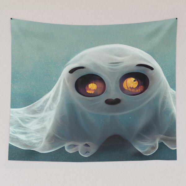 Item preview, Cute Ghost Trick or Treating designed and sold by Ktpier.
