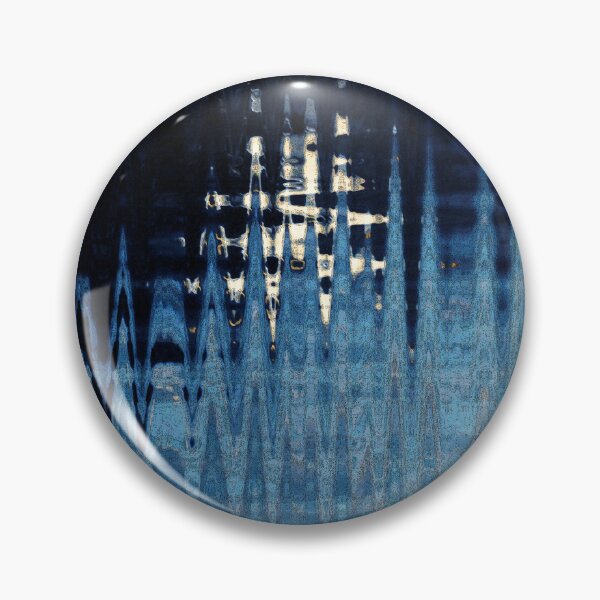Item preview, Coastal Abstract Ocean Lines in Blue Shades Water Aesthetic Reflection 2 of 4 designed and sold by Beachy.
