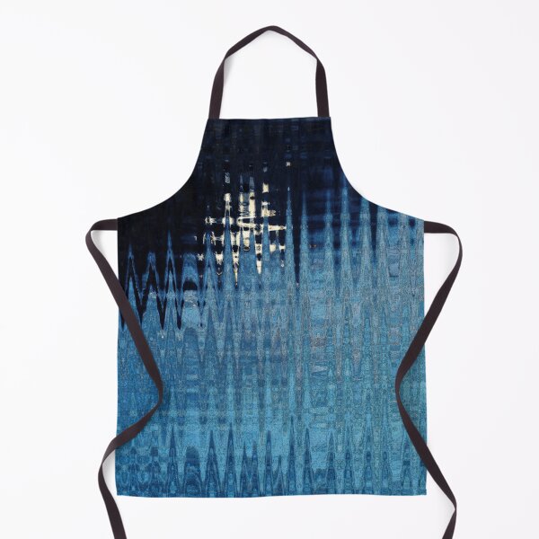 Item preview, Coastal Abstract Ocean Lines in Blue Shades Water Aesthetic Reflection 2 of 4 designed and sold by Beachy.