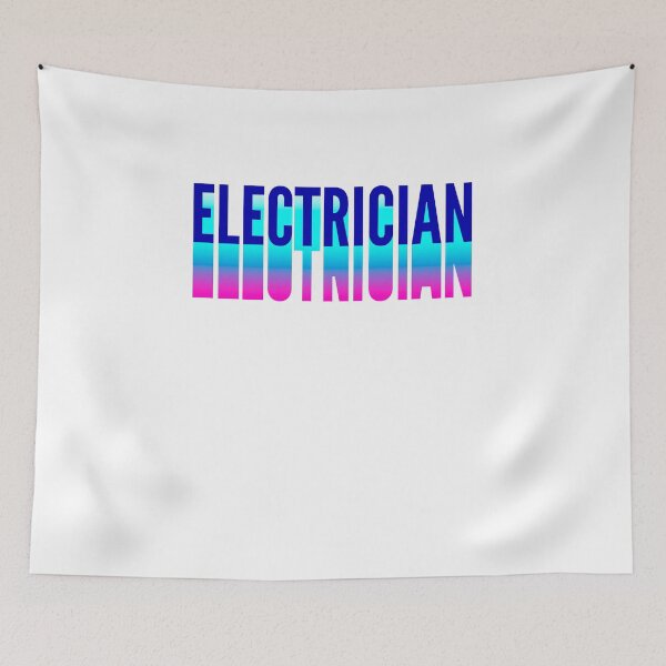 Item preview, Electrician With Long Gradient Shadow designed and sold by SVPOD.