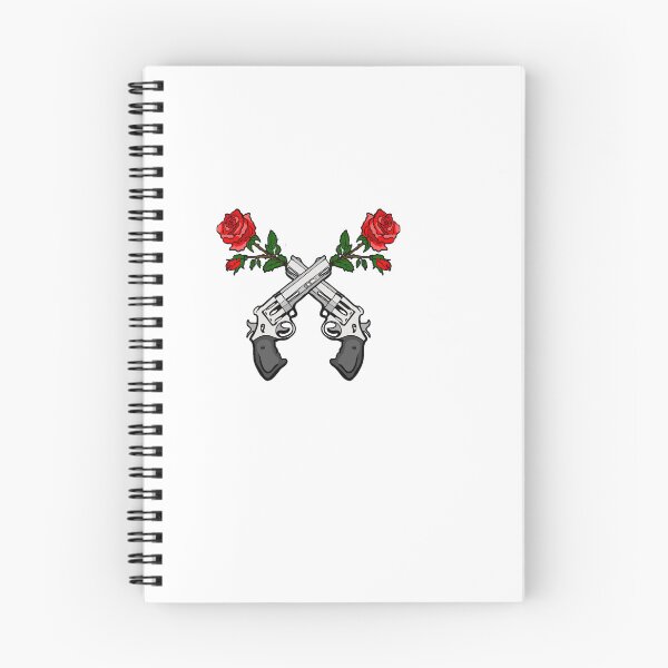 Item preview, 2 crossed guns and roses  designed and sold by hotifroti.