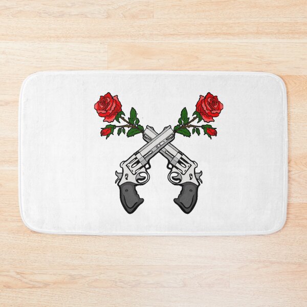 Item preview, 2 crossed guns and roses  designed and sold by hotifroti.