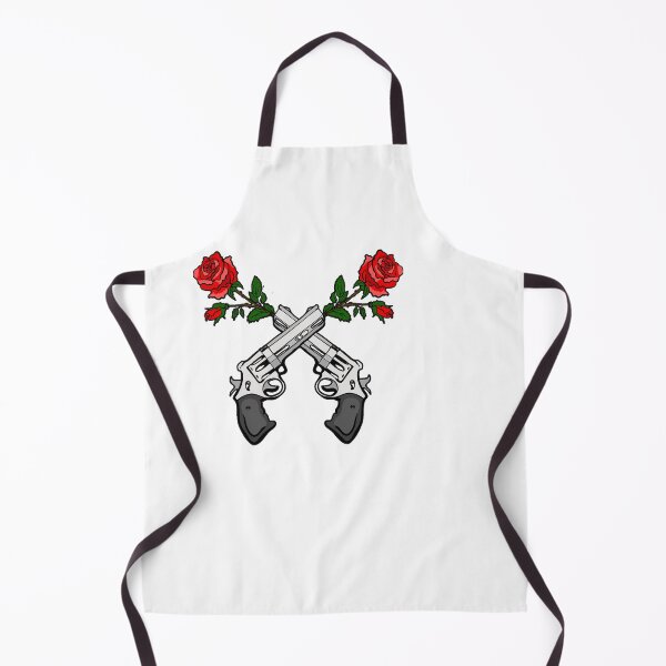 Item preview, 2 crossed guns and roses  designed and sold by hotifroti.
