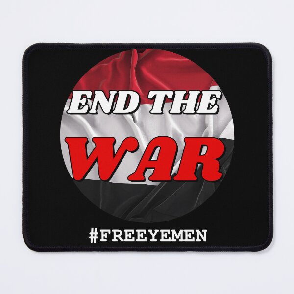 Item preview, End the war #FreeYemen - Yemen flag colors designed and sold by Try-It.