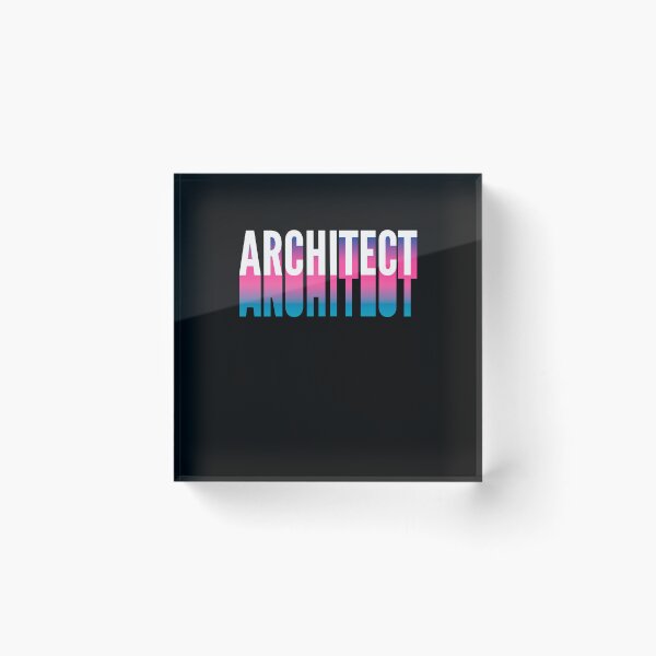 Item preview, Architect With Long Gradient Shadow designed and sold by SVPOD.