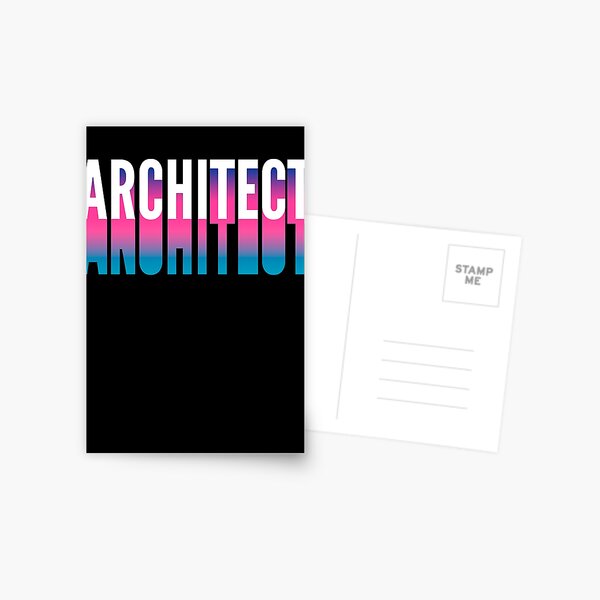 Item preview, Architect With Long Gradient Shadow designed and sold by SVPOD.