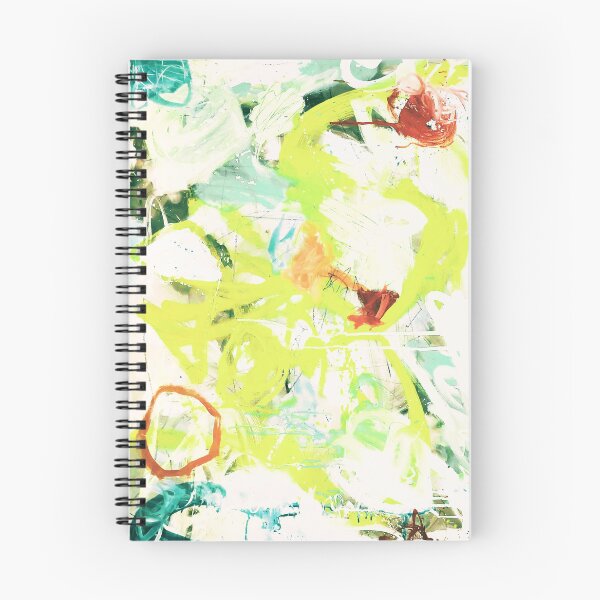 Item preview, Green Red Orange Blue Abstract Painting  designed and sold by Grey Robinson.
