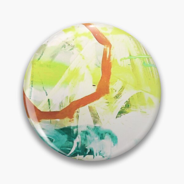 Item preview, Green Red Orange Blue Abstract Painting  designed and sold by Grey Robinson.
