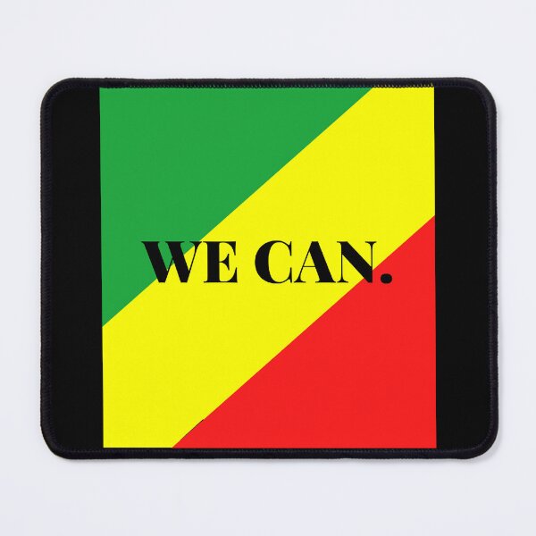 Item preview, Inspirational words: WE CAN. (African flag) designed and sold by AfricanProverbs.