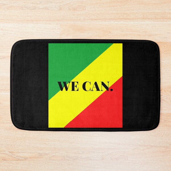 Item preview, Inspirational words: WE CAN. (African flag) designed and sold by AfricanProverbs.