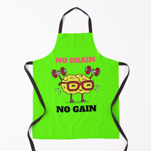 Item preview, No brain no gain !!! designed and sold by Tchakou.