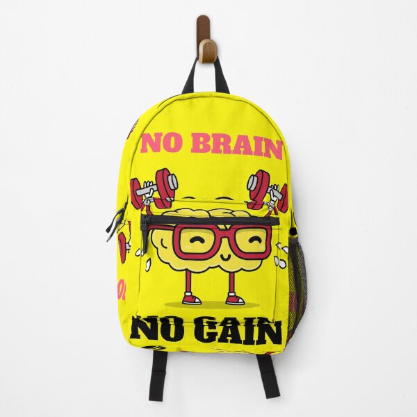 Item preview, No brain no gain !!! designed and sold by Tchakou.