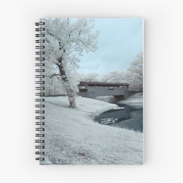 Item preview, Burns Park Covered Bridge - Infrared 2 designed and sold by mal-photography.