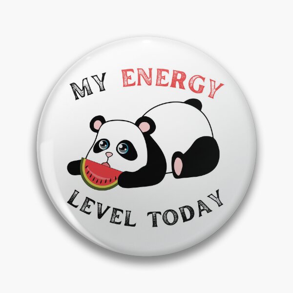 Item preview, Cute Panda with Low Energy Levels designed and sold by CreativNode.