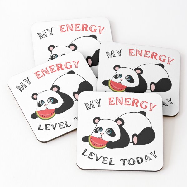 Item preview, Cute Panda with Low Energy Levels designed and sold by CreativNode.