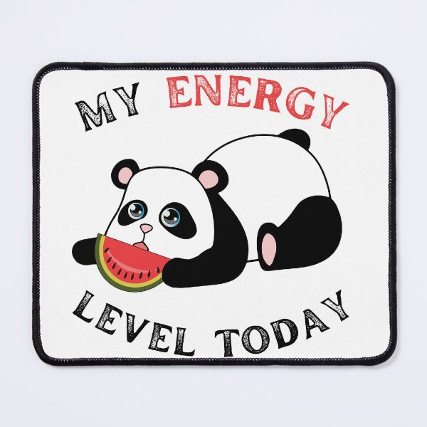 Item preview, Cute Panda with Low Energy Levels designed and sold by CreativNode.
