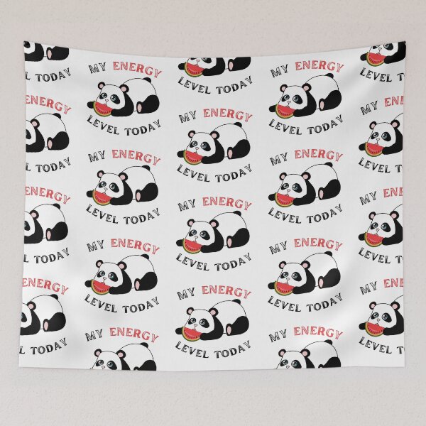 Item preview, Cute Panda with Low Energy Levels designed and sold by CreativNode.