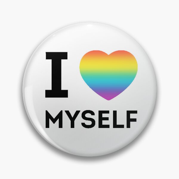 Item preview, I LOVE MYSELF STICKER (PASTEL GAY PRIDE FLAG) designed and sold by StylerIron.