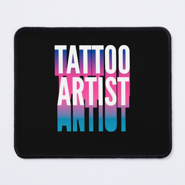 Item preview, Tattoo artist With Long Gradient Shadow designed and sold by SVPOD.
