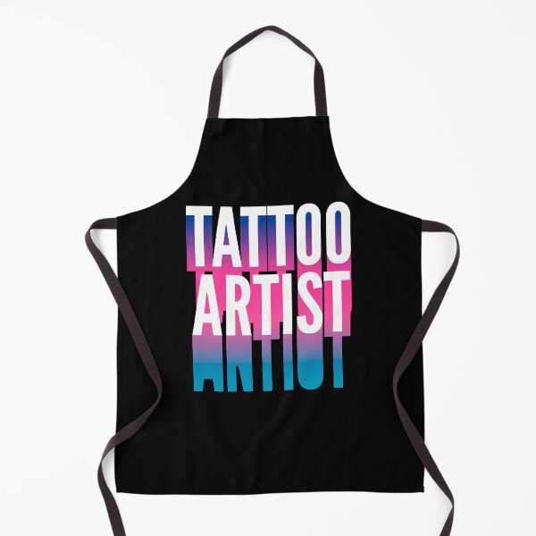Item preview, Artista del tatuaje con larga sombra degradada designed and sold by SVPOD.