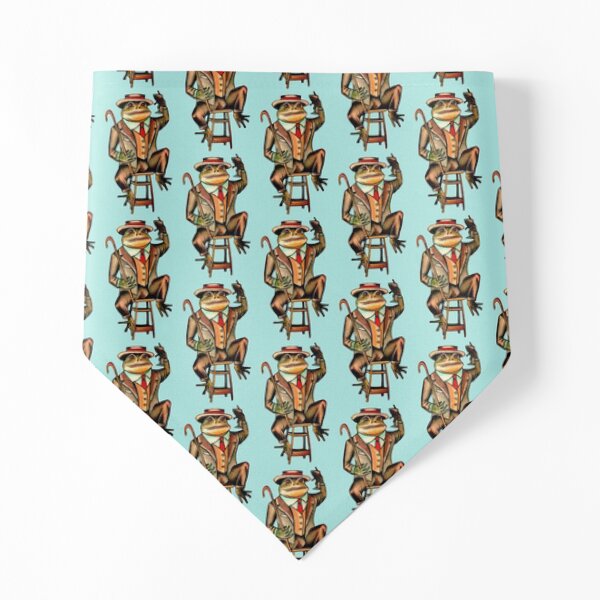 A Dapper Looking Frog Pet Bandana