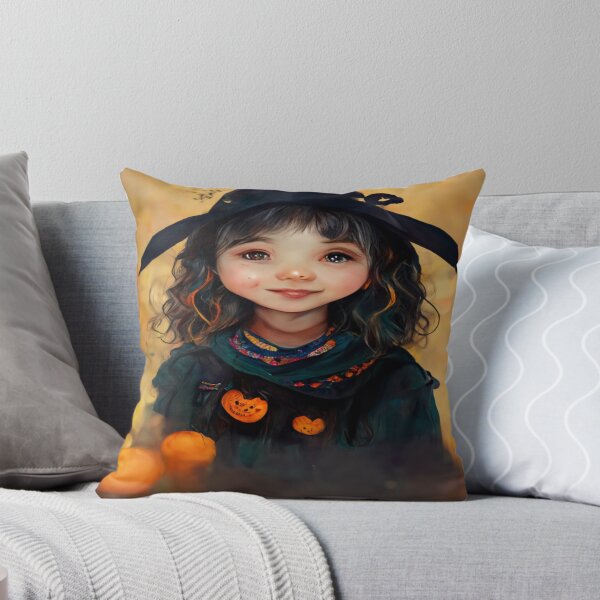 Item preview, Sweet Witch Girl Playing in the Forest designed and sold by Ktpier.