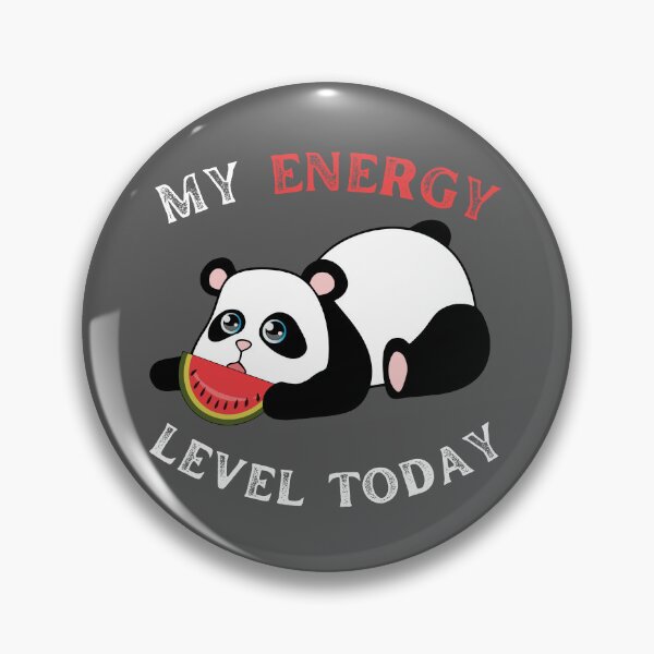 Item preview, Cute Panda with Low Energy Levels designed and sold by CreativNode.