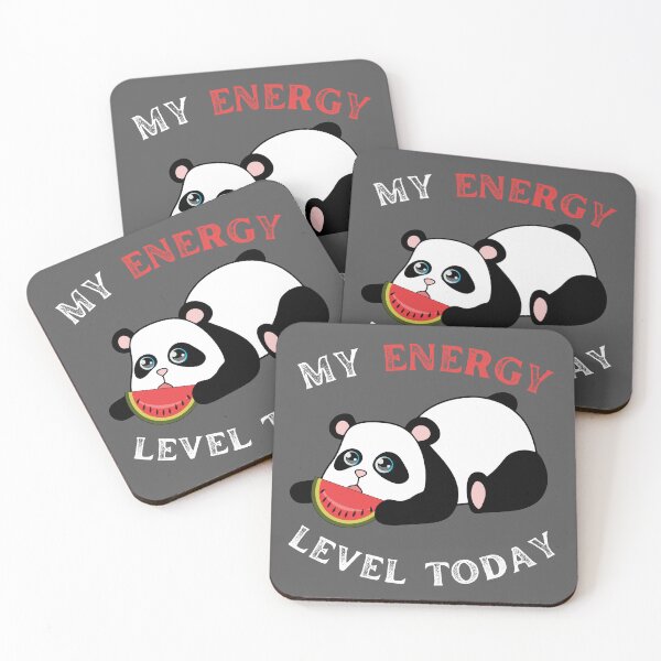Item preview, Cute Panda with Low Energy Levels designed and sold by CreativNode.