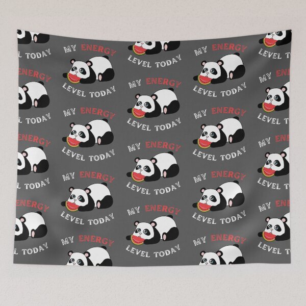 Item preview, Cute Panda with Low Energy Levels designed and sold by CreativNode.