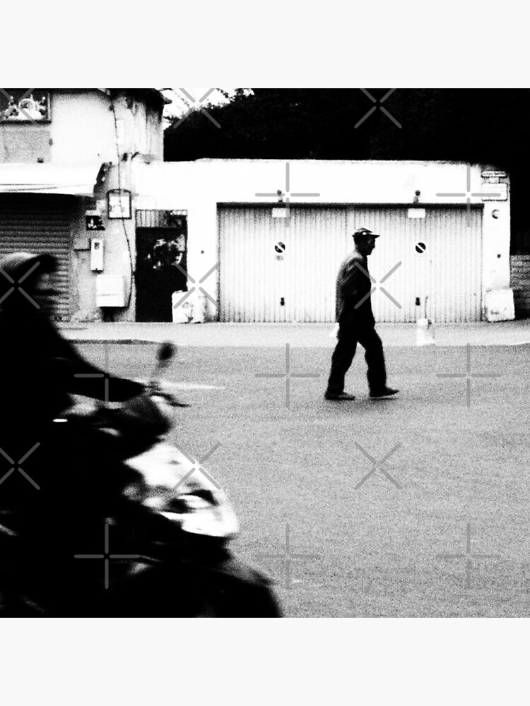 Old man walking near board with posters on street · Free Stock Photo