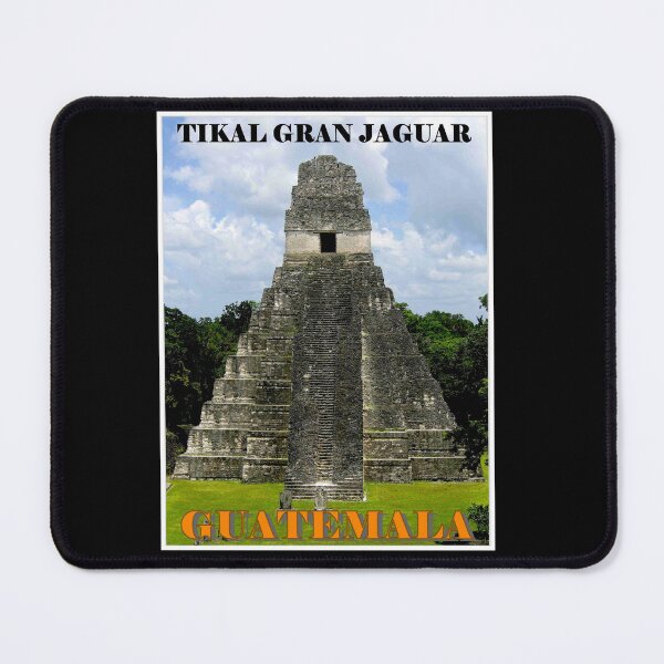 Item preview, GUATEMALA : Tikal Gran Jaguar Temple Tourism Advertising print designed and sold by posterbobs.