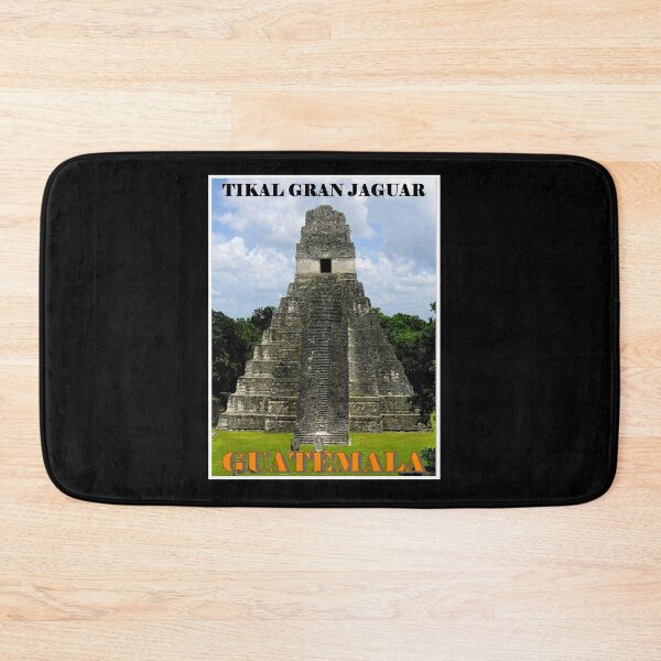 Item preview, GUATEMALA : Tikal Gran Jaguar Temple Tourism Advertising print designed and sold by posterbobs.