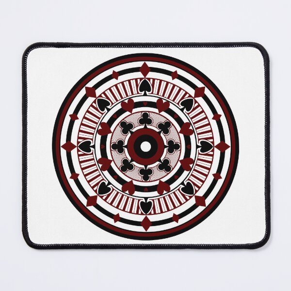 Item preview, Playing Card Mandala Emblem designed and sold by Cute Curations.