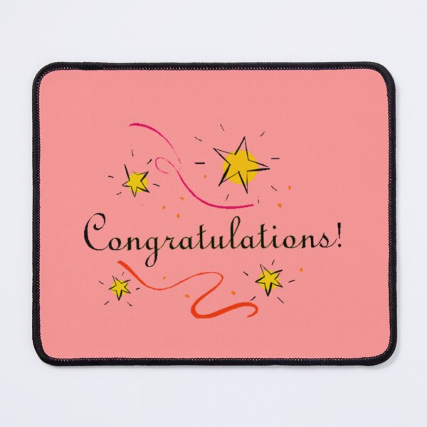 Item preview, Congratulations, congratulations, joy, happy,red ribbon, stars, sun, designed and sold by AlA2 3MER.