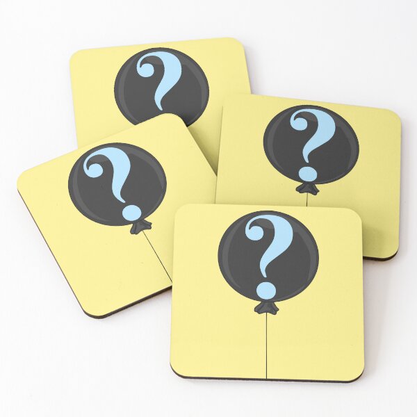 Item preview, Blue Gender Reveal Balloon With Yellow Background  designed and sold by missmann.