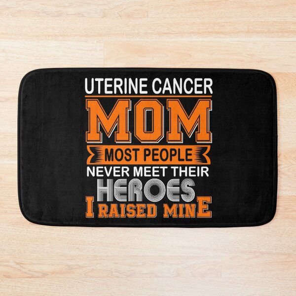 Item preview, Proud Uterine Cancer Mom Most People Never Meet Their Heroes I Raise Mine designed and sold by frechettee.