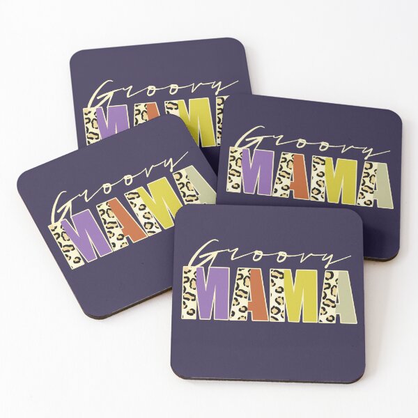 Item preview, Groovy Mama Leopard Print Text Retro Family Quote designed and sold by CRHPOD20.