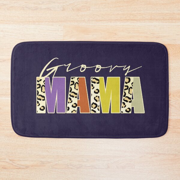 Item preview, Groovy Mama Leopard Print Text Retro Family Quote designed and sold by CRHPOD20.