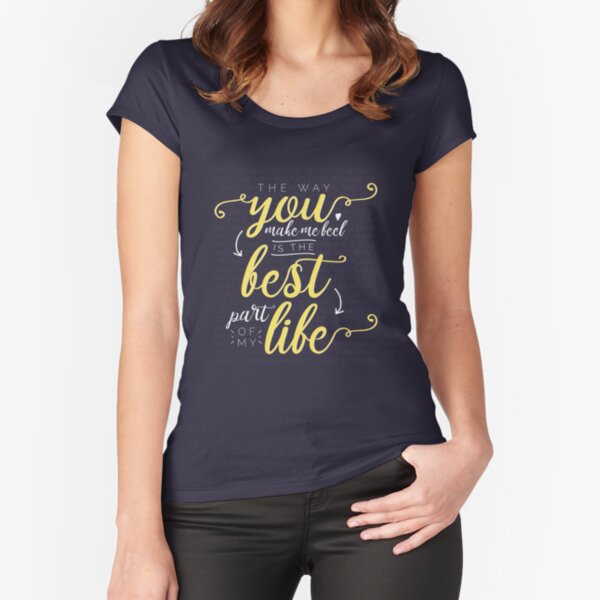 the way you make me feel - olicity Fitted Scoop T-Shirt