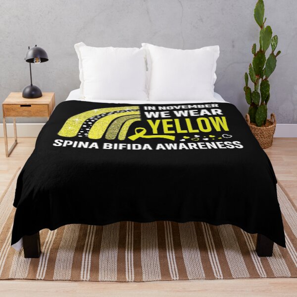 Item preview, In November We Wear Yellow Spina Bifida Awareness designed and sold by Gillosina.