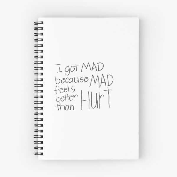 Item preview, I got mad because MAD feels better than HURT. designed and sold by gruntledca.