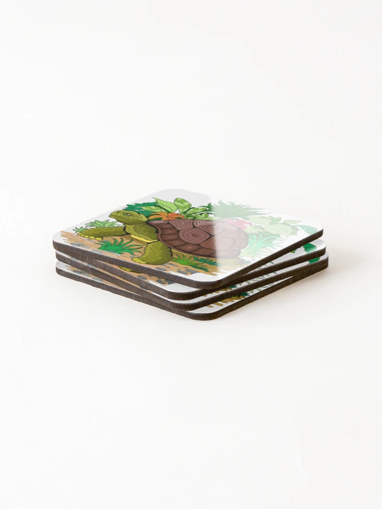 Thumbnail 4 of 5, Coasters (Set of 4), Turtle Tee designed and sold by RandaMay.