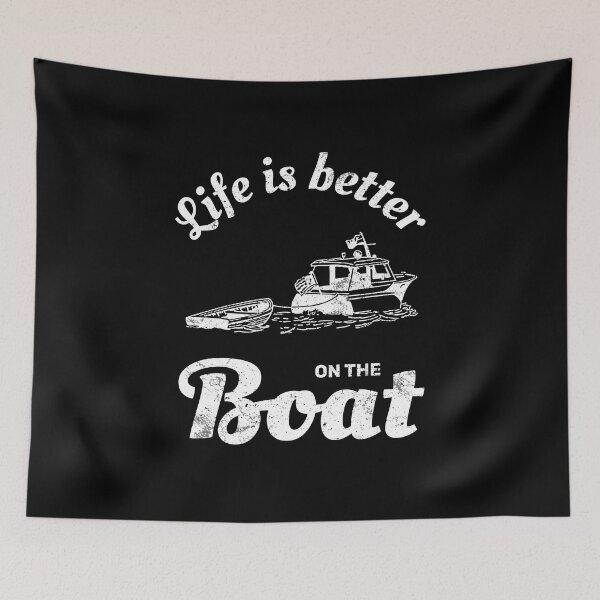 Item preview, Life is better on the boat designed and sold by absolutdesign.